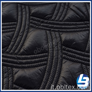 OBL20-Q-026 100% Nylon Taffeta Tessuto trapuntato per cappotto